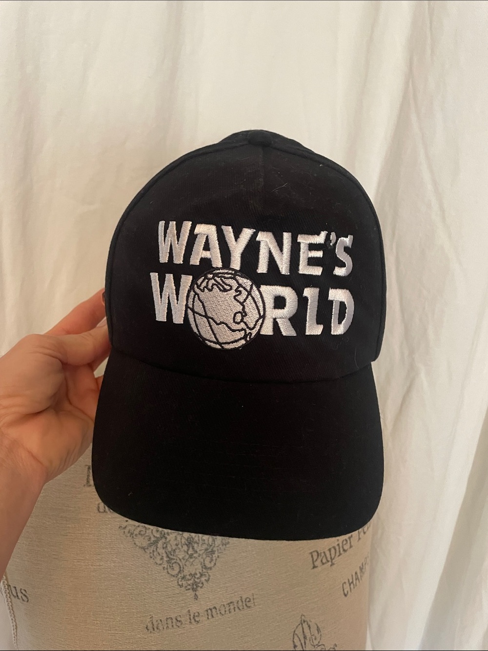 Retro SNL Show  WAYNE'S WORLD Embroidered Cotton Twill TV Movie Cap Hat snapback